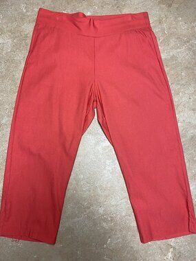 Lavish Peach Capris Pull On Slimming Pants Size 1X - #80